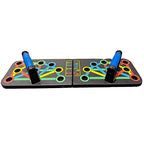 Color-Coded Push-Up Board System – 14-in-1 Foldable Fitness Trainer