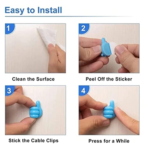 ThumbGrip 10-Piece Multi-Purpose Cable & Accessory Holders