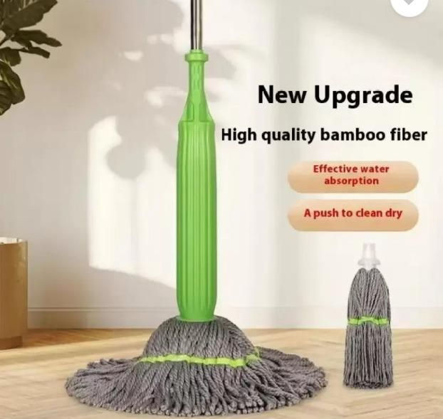 AquaMop Bamboo Fiber Self-Squeeze Mop