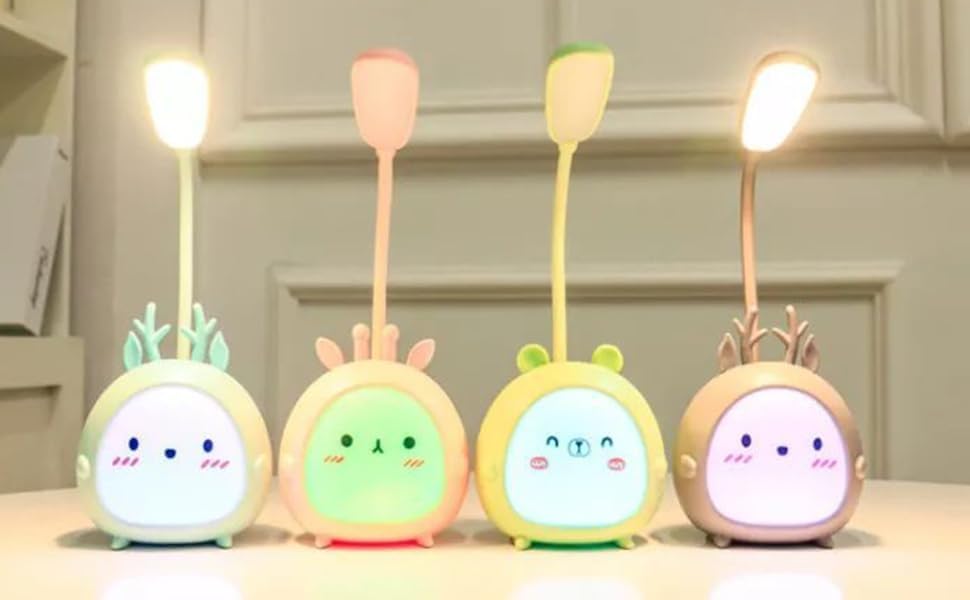 GlowBuddies 3-in-1 LED Night Lamp with Flexible Neck (1 pc)