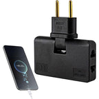 FlexiVolt 3-in-1 Rotating Plug Adapter | 16A 250V EU Plug