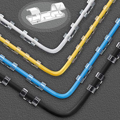 ClearGrip Cable Holder Clips – 40 Pack