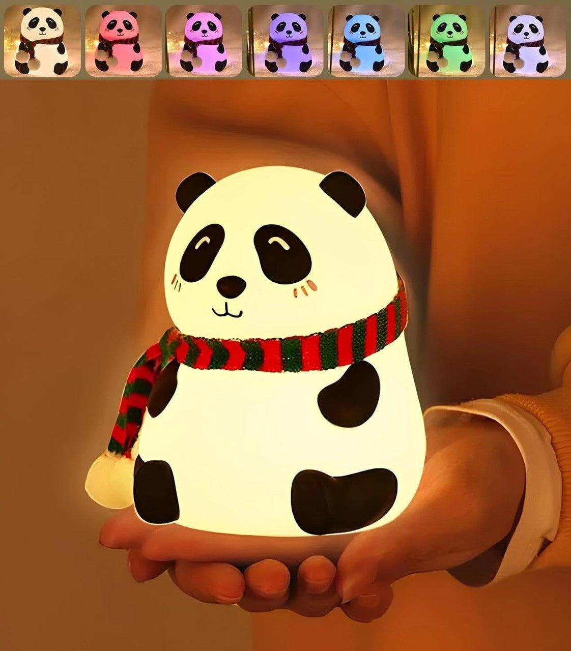 GlowBuddy – Soft Silicone Color-Changing Night Lamp with Sleep Timer
