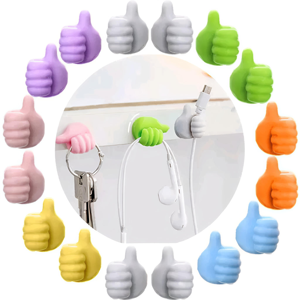 ThumbGrip 10-Piece Multi-Purpose Cable & Accessory Holders
