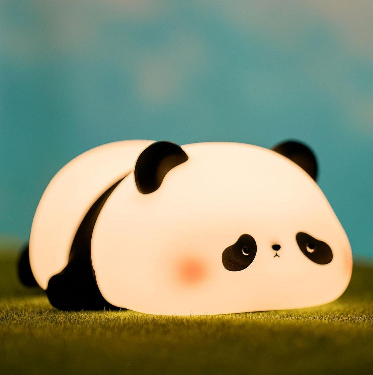 GlowBuddy – Soft Silicone Color-Changing Night Lamp with Sleep Timer